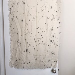 Madewell Constellation Star chart Scarf